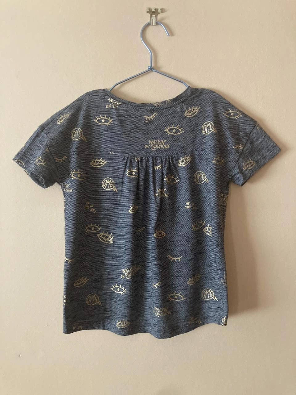 Zomeroutfit CKS meisje 8 jaar – Grijs en gouden T-shirt & Rok – photo 5